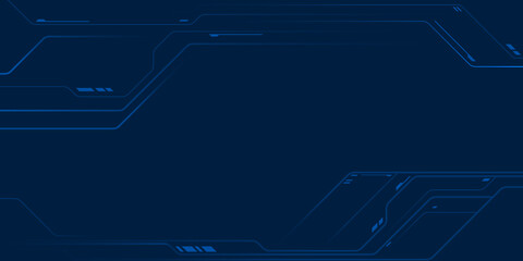 Abstract blue light circuit background.