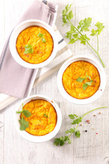 carrot flan- or french souffle
