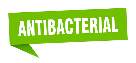 antibacterial banner. antibacterial speech bubble. antibacterial sign