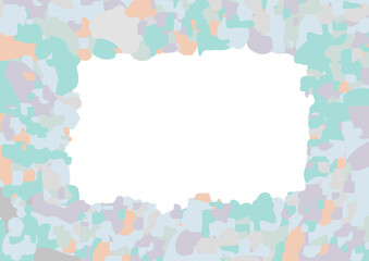 パステル調のモザイクの背景素材