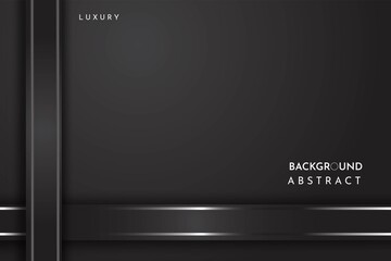 Fototapeta premium Abstract background luxury dark with sparkling silver. vector illustrations