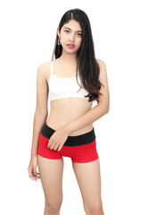 Fototapeta premium sport asian woman