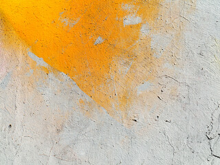 Abstract concrete, weathered with cracks and scratches. Landscape style. Grungy Concrete Surface....