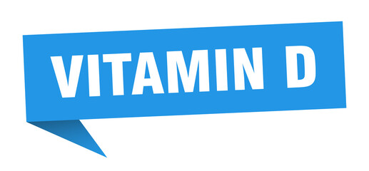 vitamin d banner. vitamin d speech bubble. vitamin d sign