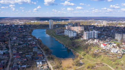 Rivers and Lakes in cities and villages.