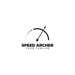 Speed Archer Logo Design Template