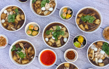 Thai-Chinese Food Mixed Dishes 