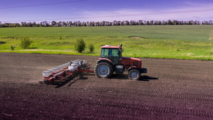 Obraz premium Agricultural work in the field.