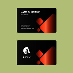 business card template