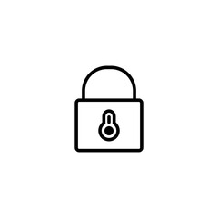 Lock Icon Design Vector Illustration