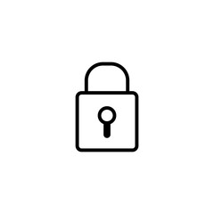 Lock Icon Design Vector Illustration