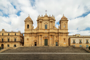 Fototapeta na wymiar Noto Cathedral, Sicily, Italy