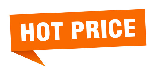 hot price banner. hot price speech bubble. hot price sign