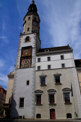 Altes rathaus in der stadt görlitz in sachsen