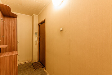 Russia, Moscow- January 27, 2020: interior room apartment modern bright cozy atmosphere. general cleaning, home decoration, preparation of house for sale