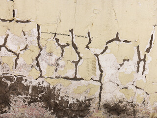 Abstract concrete, weathered with cracks and scratches. Landscape style. Grungy Concrete Surface. Great background or texture.