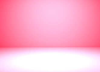 Pink room in the 3d. Pink background, 3d render