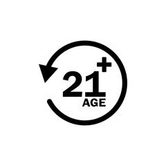 21 age limit symbol