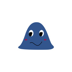 Cute vector illustration - Virus on white