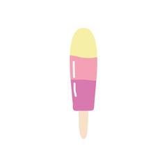 ice cream lolly, flat style