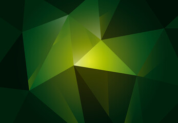 背景　ポリゴン　クリスタル