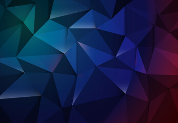 背景　ポリゴン　クリスタル