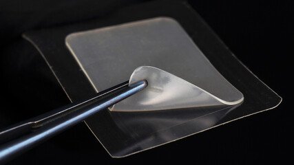dental membrane for the healing of patient tissue sites during dental operations