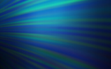 Dark BLUE vector texture with curved lines.