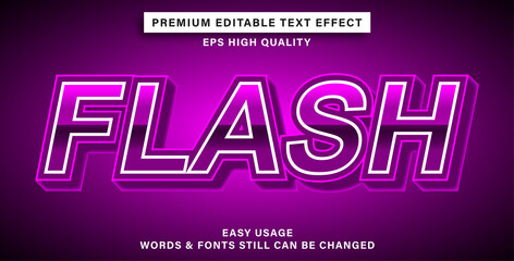Text effect flash