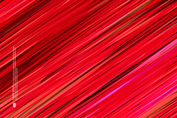 Red dynamic abstract background. Vector graphics.