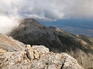 Hiking Vihren, the highest peak of Pirin mountains in Bulgaria