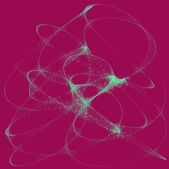 Colorful line art. computer generated artistic construct, generative design