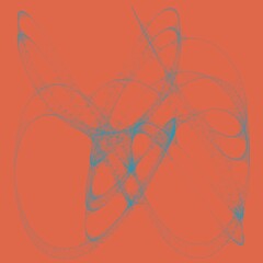 Colorful line art. computer generated artistic construct, generative design