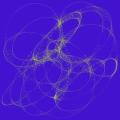 Colorful line art. computer generated artistic construct, generative design