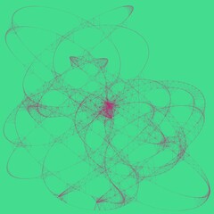 Colorful line art. computer generated artistic construct, generative design