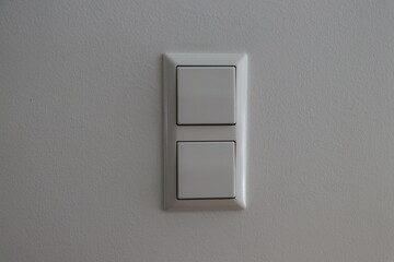 light switch on wall