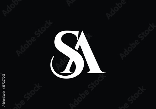 Fototapete Initial Monogram Letter S A Logo Design Vector Template S A Letter Logo Design Baki Fototapete Initial Monogram Letter S A Logo Design Vector Template S A Letter Logo Design Baki