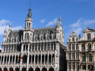 Fototapeta na wymiar Brussels, Belgium, Maison du Roi in grand place the famous square of Brusselles