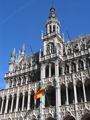 Brussels, Belgium, Maison du Roi in grand place the famous square of Brusselles