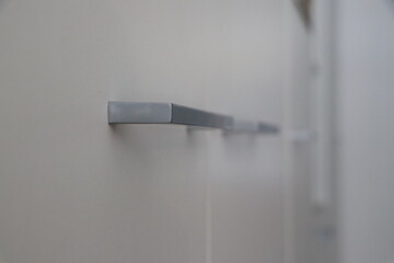 handles of a wardrobe