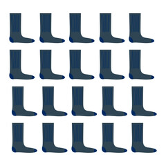 Cute design blue Socks