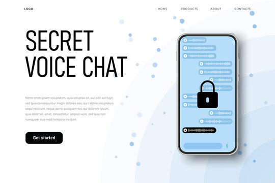 Protected voice chat, sercret conversation, encrypted connection channel protected from hacker attach. Encrypted voice messages.