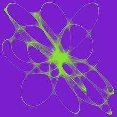 Colorful line art. computer generated artistic construct, generative design