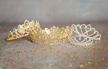 princess crowns and glitter, tiara
