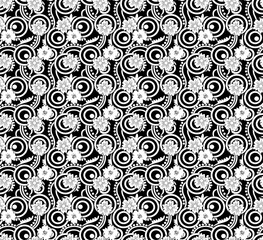 Renaissance Period Inspired Square Ornament Background Pattern. one color background.