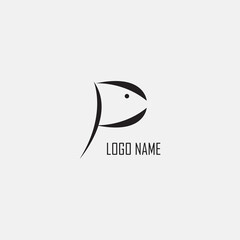 letter f simple logo creative illustrations. vector design