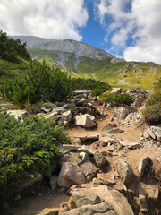 Hiking Vihren, the highest peak of Pirin mountains in Bulgaria