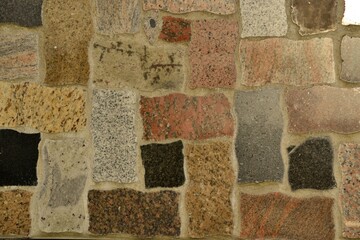 stone floor pattern with diverse colors and patterns