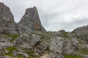 Naranjo de Bulnes mountain in Asturias (Spain)