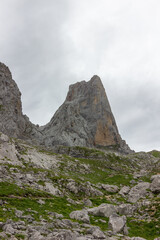 Fototapeta premium Naranjo de Bulnes mountain in Asturias (Spain)